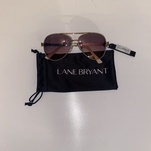 Lane Bryant Aviator Braided Arms Sunglasses